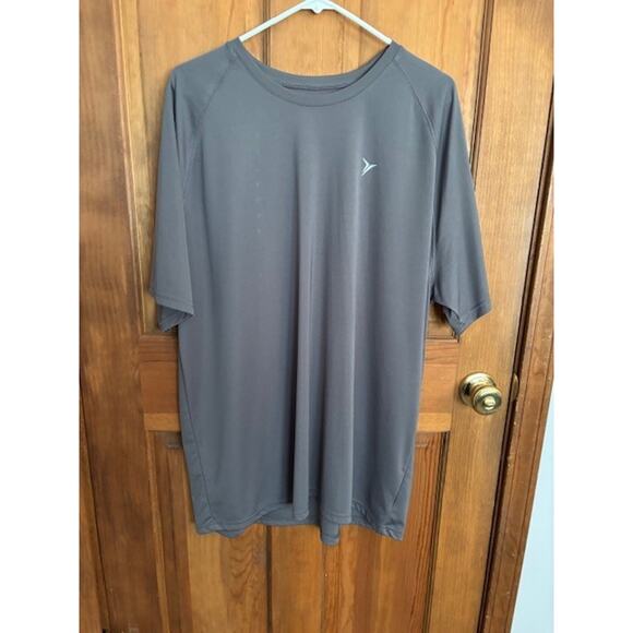 Men’s Short Sleeve Gray Active Size XXL Shirt 100% Polyester - Picture 1 of 3